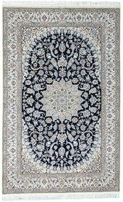 Nain Tappeto persiano 130x210 Blu (Iran) Annodato A Mano