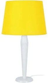 Tosel  Lampade d’ufficio lampada da comodino tondo metallo e legno bianco  Tosel