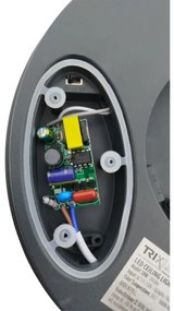 Plafoniera LED con sensore di movimento LED/20W/230V 3000/4000/6500K IP54 antracite