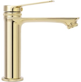 Rubinetto da lavabo Rea Viral Gold Low