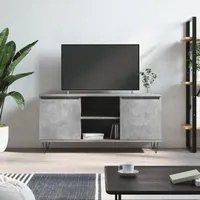 Mobile Porta TV Grigio Cemento 104x35x50cm in Legno Multistratocod mxl 106112