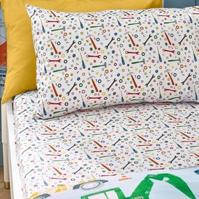 Lenzuolo con angoli per bambini per letto singolo 90x190 cm Digger Dreams – Catherine Lansfield