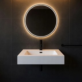 Lavabo da appoggio in ceramica Rea Alison White