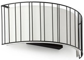 FARO 29310 - Applique LINDA 2xE27/15W/100-240V bianco/nero