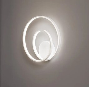 Perenz Ritmo 6619 - applique da parete in bianco, grigio o cannella