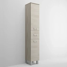Colonna Portaoggetti a terra 195 Cm Due Ante Un Cassetto Savini "Gaia"