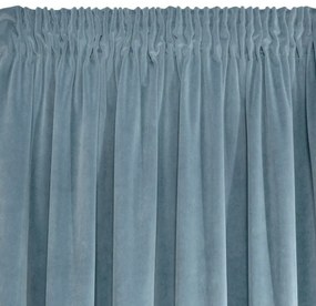 Tenda di lusso in velluto azzurro 140 x 270 cm