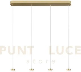 Struttura oro in metallo per lampadario a sospensione completa di p...