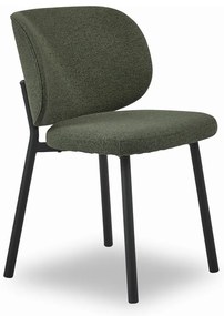 Sedie da pranzo verdi in un set di 2 Swan - Unique Furniture