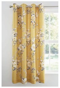 Tende in set gialle 2 pz 168x183 cm Canterbury – Catherine Lansfield