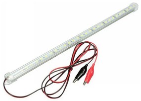 Barra Led per auto e camper 12V 9W 30cm con morsetti IP20 Bianco Freddo 6500K Wisdom