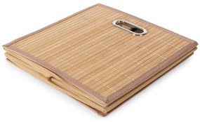 Scatola in bambù di colore naturale 31x31x31 cm - Compactor