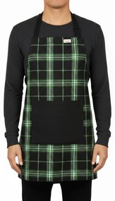 Grembiule tartan Fatto in casa da Benedetta verde 65x80 cm