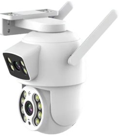 Immax NEO 07783L - Telecamera esterna smart DOUBLE 355° P/T 2x2MP IP65 Wi-Fi Tuy