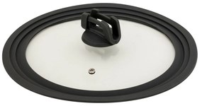 Coperchio universale 26, 28 e 30 cm vetro temperato