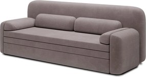 Divano marrone allungabile/con contenitore e rivestimento in velluto a coste 236 cm Elioss – ELTAP