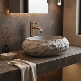 Lavabo da appoggio Rea Mika Gabro