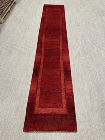 Loribaft Tappeto persiano 430x80 Rosso (Iran) Annodato A Mano