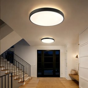 Brilagi - Lampada LED dimmerabile GLASS POOL DOUBLE LED/80W/230V 60 cm nero + telecomando