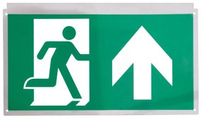 Pittogrammi segnaletici per Lampade Emergenza a Bandiera (conf. 2 pz)