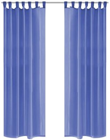 2 Pz Tende İn Voile 140x245 Cm Blu Reale /