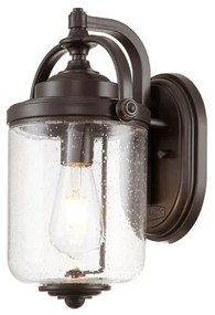 Applique classico chic da esterno HK-WILLOUGHBY-S-OZ bronzo IP44 1X E27 ELSTEAD