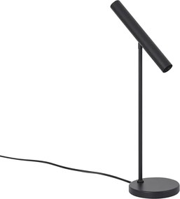 Lampada da tavolo moderna nera con LED e dimmer touch - Neva