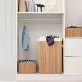 Cesto porta biancheria GUS marrone