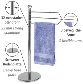 Esclusivo portasciugamani cromato - Wenko