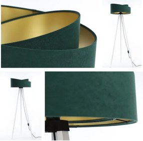 Lampada da terra GALAXY 1xE27/60W/230V verde/bianco