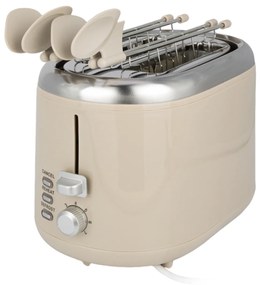 Tostapane 2 fette 850 W tortora