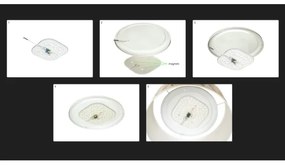 Duolla - Lampada LED da soffitto CORTINA LED/26W/230V Ø45 cm 4000K crema