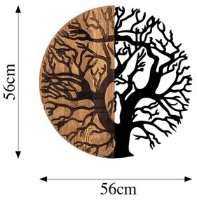 Decorazione da muro diametro 56 cm albero