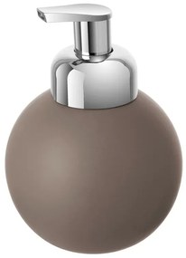 Dispenser ceramica tortora portasapone per arredo bagno Oslo