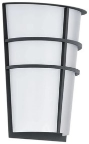 Applique LED da esterno Breganzo doppia luce grigio IP44, luce bianco caldo 360 lumen, EGLO
