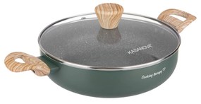 Tegame 24 cm scritta Cooking Therapy con coperchio