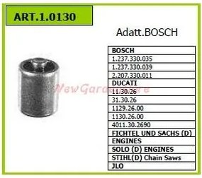 condensatore BOSCH per motocoltivatore 1.237.330.035 1.0130 motzappa