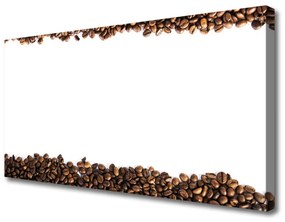 Quadro su tela Cucina in chicchi di caffè 100x50 cm