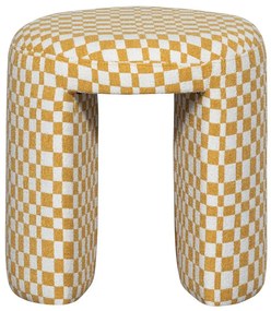 Sgabello giallo imbottito Charlie – WOOOD