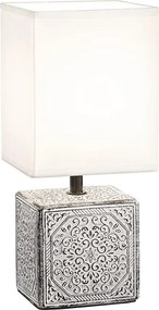 Ideal Lux - Lampada da tavolo KALI 1xE14/40W/230V bianco/grigio