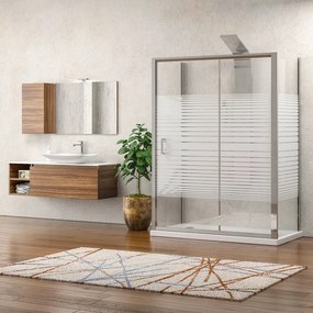 Box doccia 3 lati 70x130x70 vetro serigrafato K410NS - KAMALU