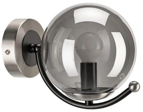 Applique GEORGIA 1xE14/5W/230V cromo opaco/fumé