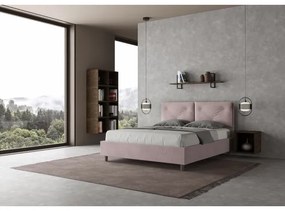 Letto contenitore da 160x190 in microfibra glicine Appia