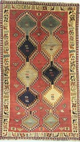 Gashghai Tappeto persiano 200x120 Rosso (Iran) Annodato A Mano