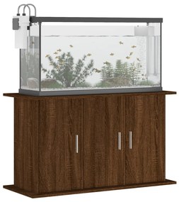 Supporto acquario 101x41x58 cm legno multistrato rovere marrone