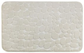 Tappeto da bagno con memory foam Beige, 80 x 50 cm Pebbles - Wenko