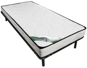Set 90 x 190 cm Rete a doghe + Materasso schiuma e rivestimento bambù  - KANANI di NATUREA