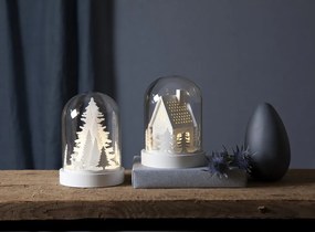 Světelná LED dekorace Star Trading Kupol Tree, výška 17,5 cm