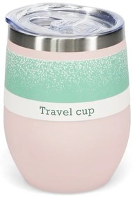 Tazza da viaggio rosa chiaro 350 ml - Rex London