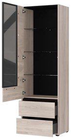 Vetrina in rovere 64x206 cm Cantoria - Germania